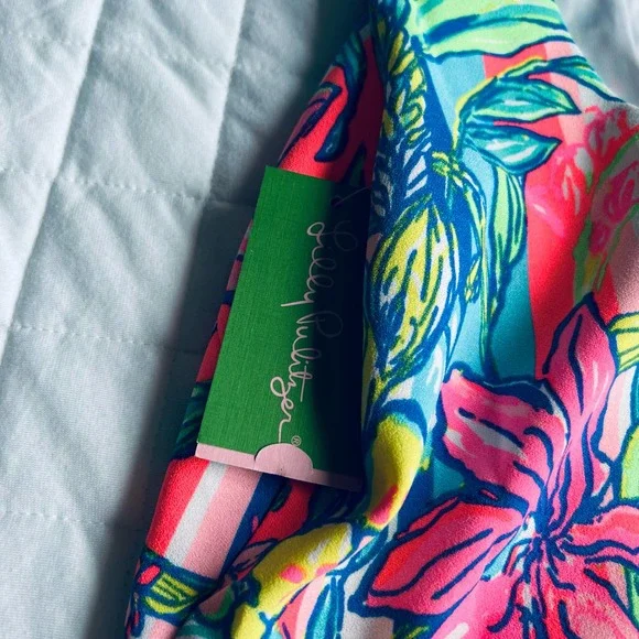 Lilly Pulitzer Vibrant Floral Tank Top Dress - Picture 8 of 9
